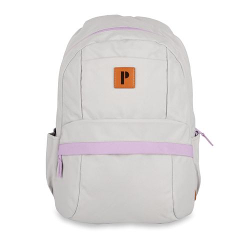 MOCHILA GINNY GRIS/LILA