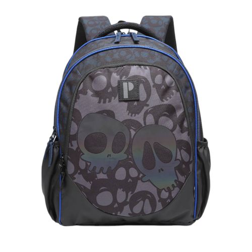 MOCHILA KIDDO HOLO SKULLS