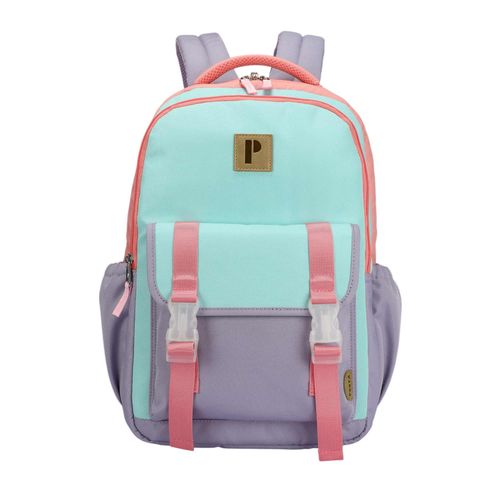 MOCHILA LISSA CORAL/AQUA