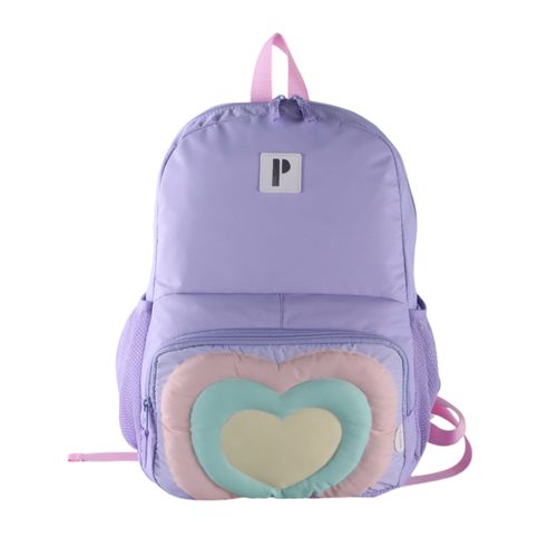 MOCHILA CARO-MCH LILAC HEARTS
